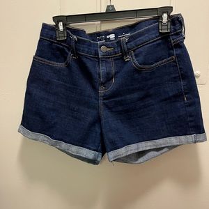 Old Navy dark denim shorts